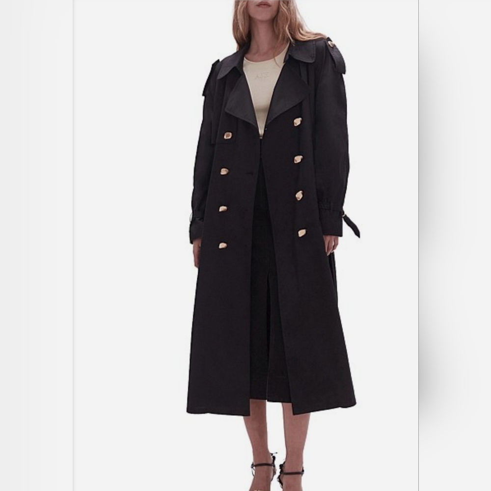 Aje Prima Pleat Trench Coat NWOT Size AU 12/US 8 - Picture 2 of 15